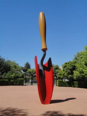 With what principle of design does sculptor Claes Oldenburg often experiment? And how does his work challenge traditional notions of scale and form?