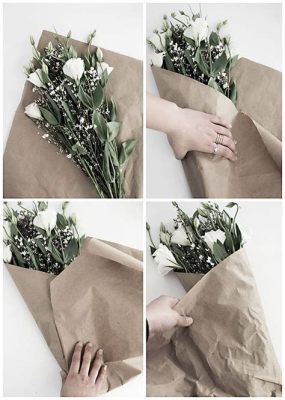 How to Wrap a Bouquet with Paper: A Symphony of Folds and Flowers